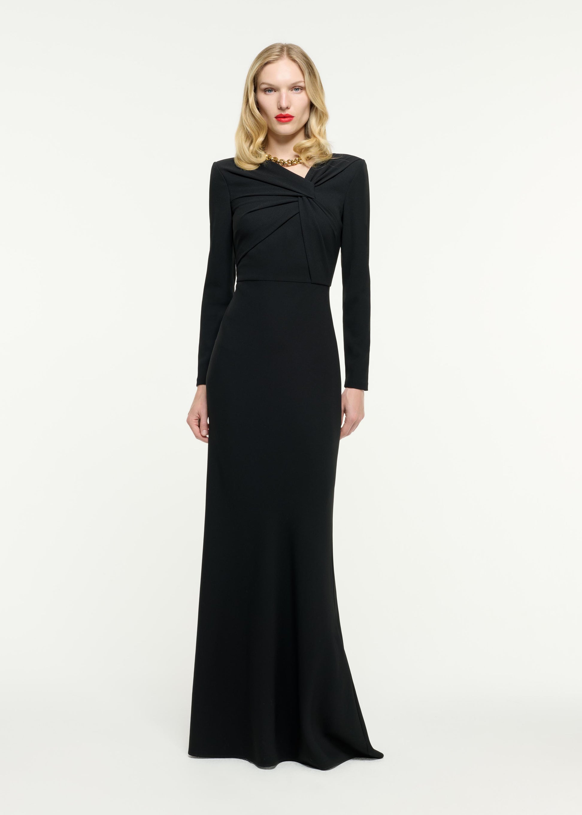 Long Sleeve Light Cady Gown