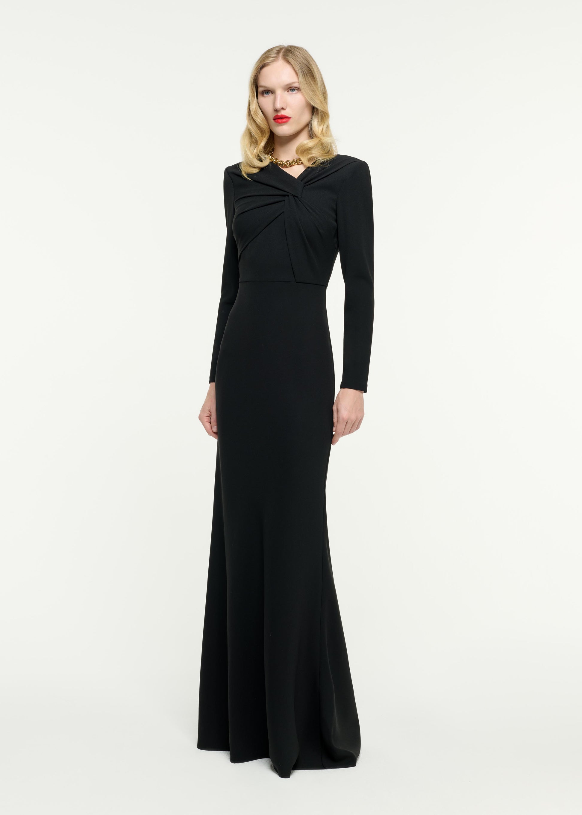 Long Sleeve Light Cady Gown