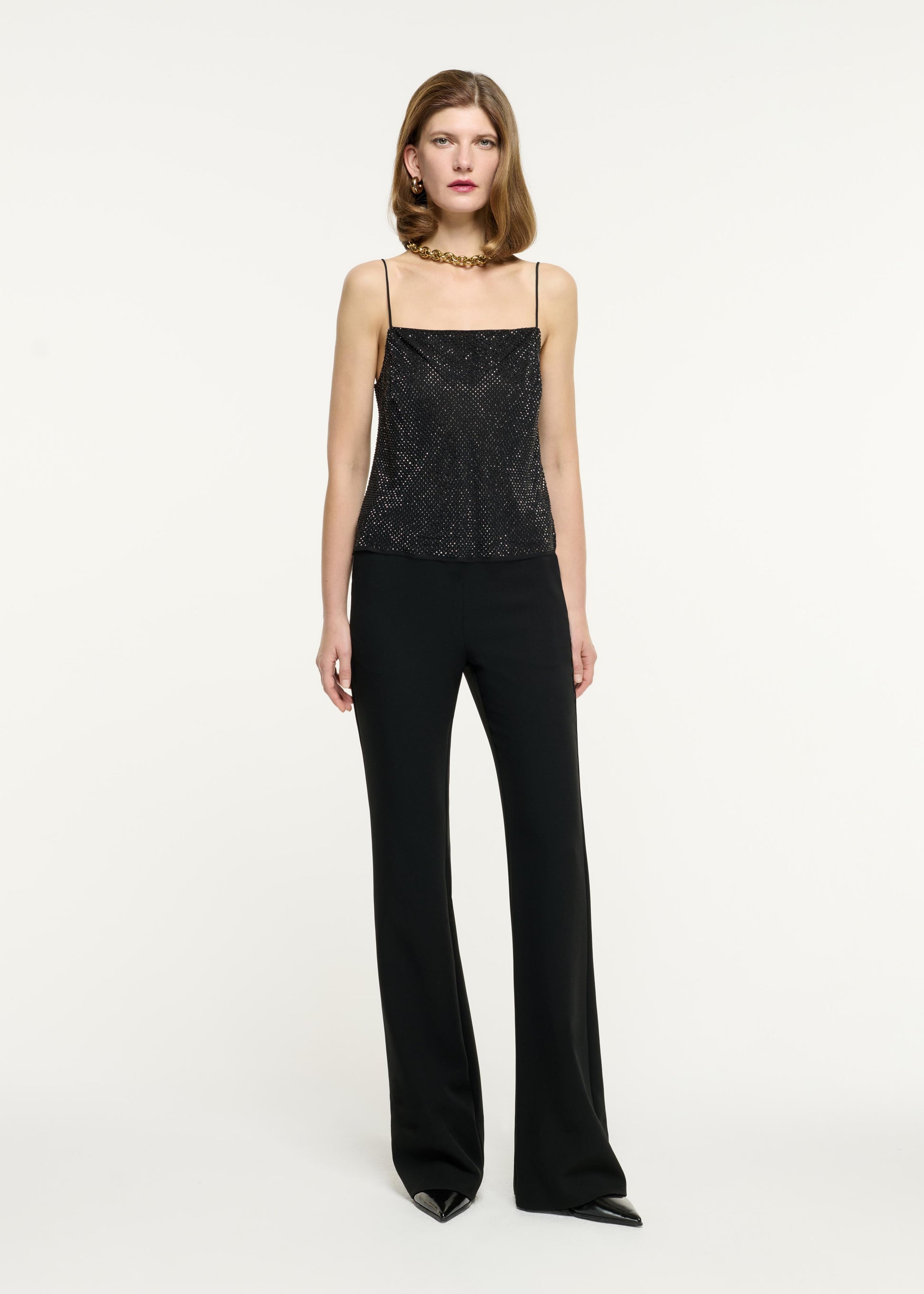 Diamante Chiffon Top