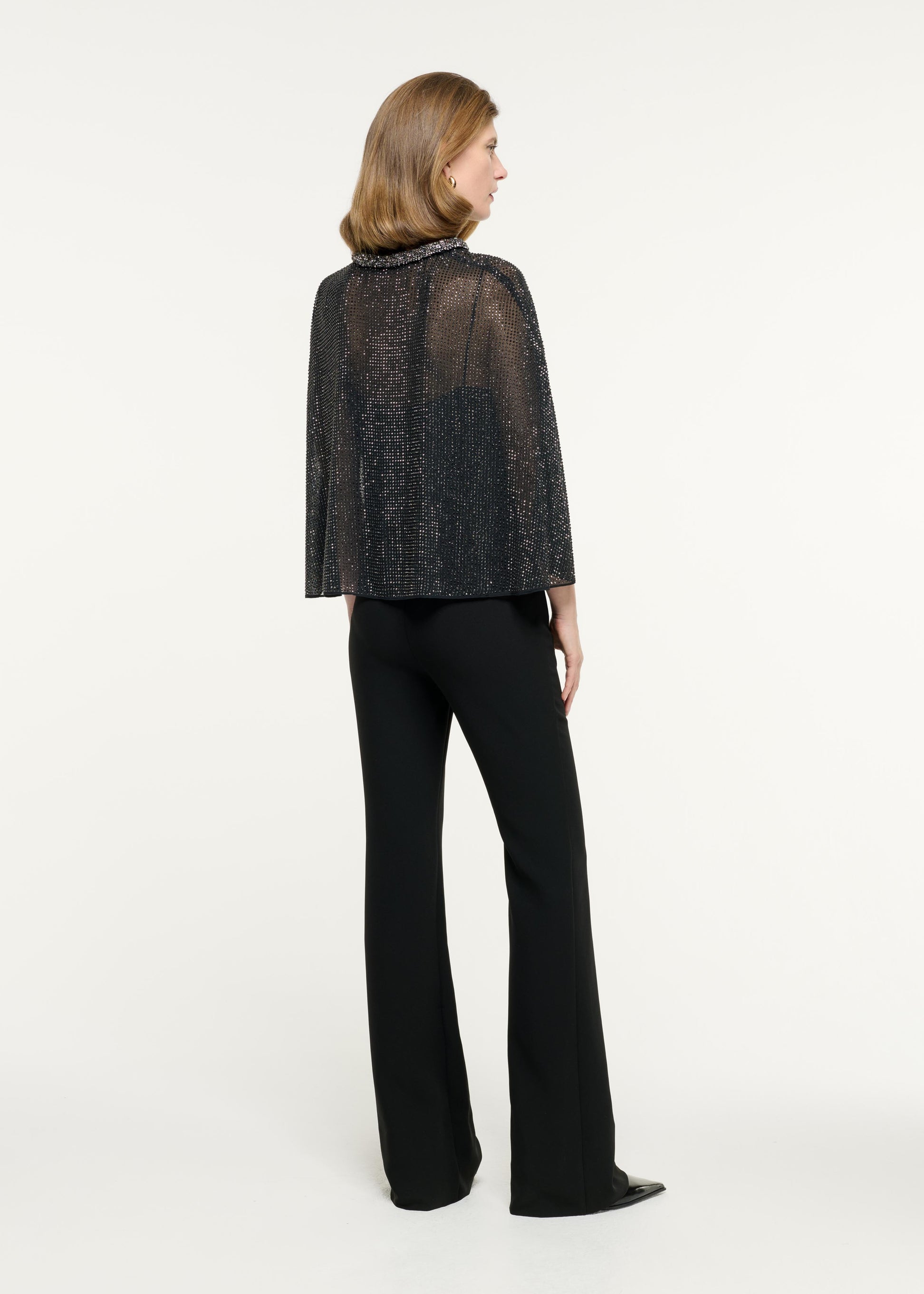 Flared Heavy Cady Trouser