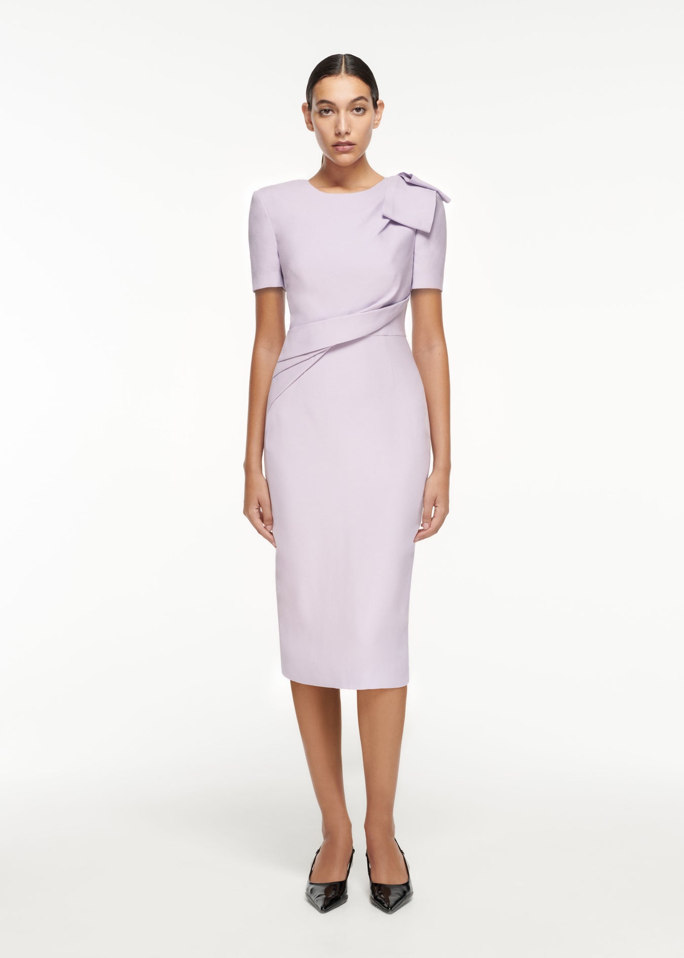 Catalog Name:*Fancy Elegant Women Dresses* Fabric: Net Sleeve Length: Short  Sleeves Sizes: XS (