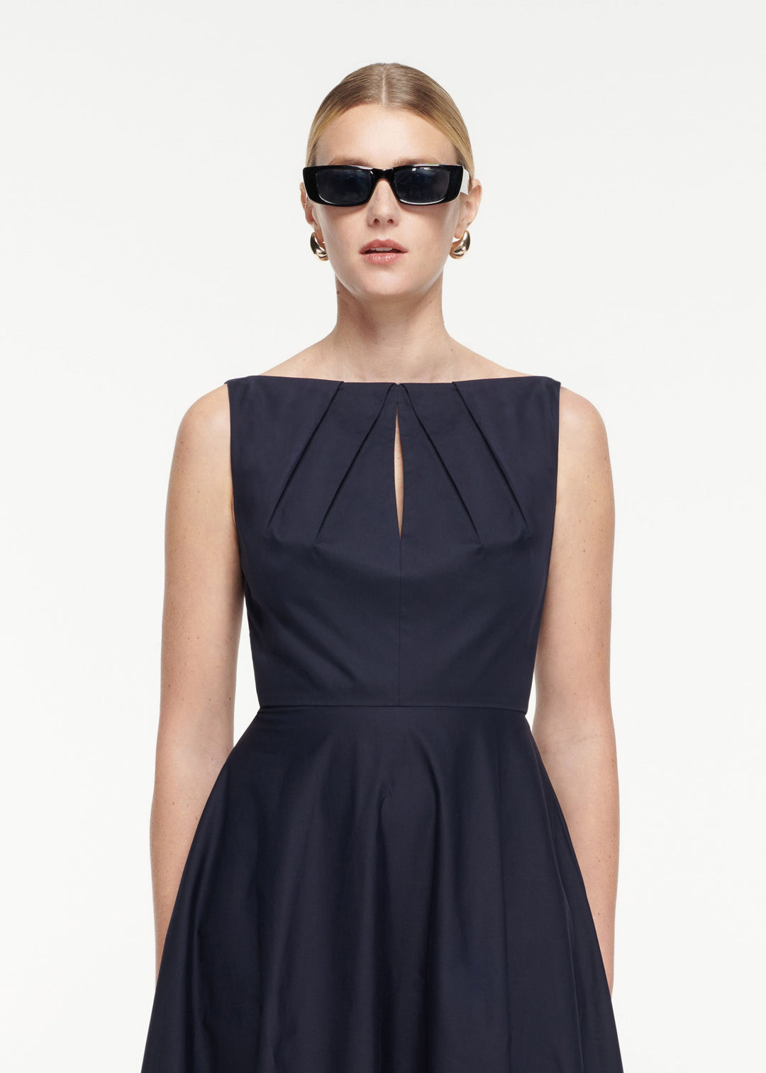 Cotton Poplin Midi Dress – Roland Mouret