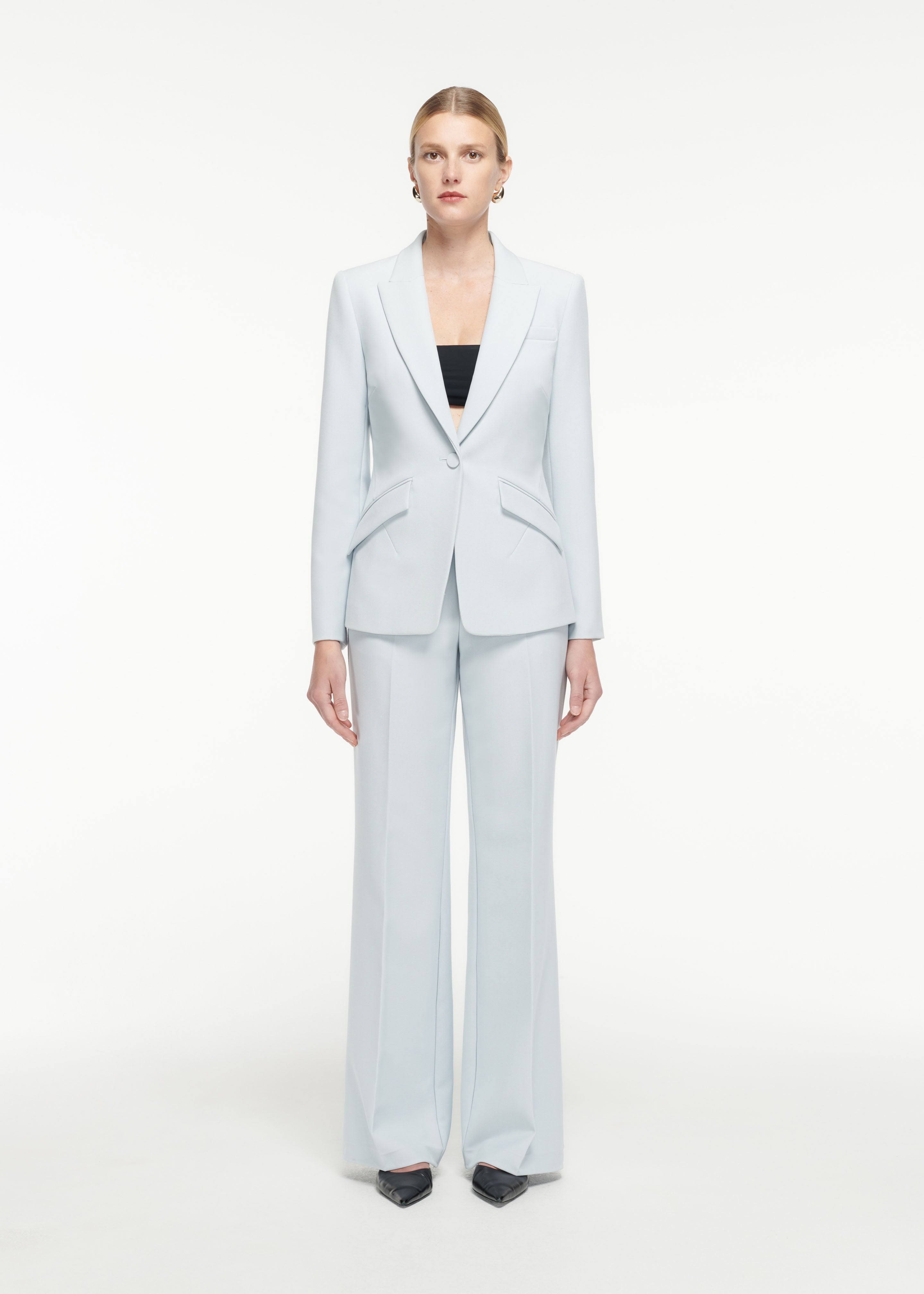 Shop Women's Designer Silk Flowy Pants Palazzo Trousers
